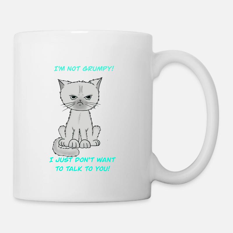 Chat sans fond - Mug blanc - blanc