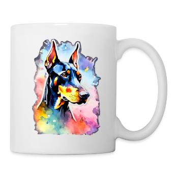 Doberman Doberman Dog Doberman - Mug - white - Right