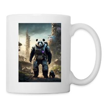 Panda du futur - Mug blanc - blanc - Droite