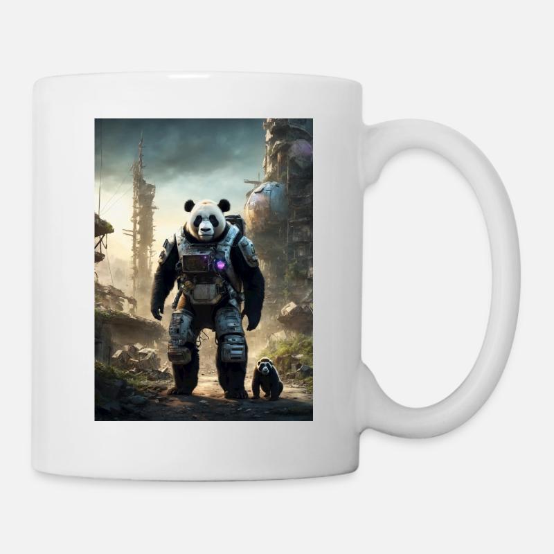 Panda from the future - Mug - white