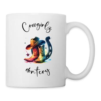 Cowgirlz don't cry - Mug - white - Right