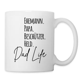 dad life - Tasse - Weiß - Rechts