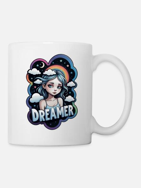 Träumer - Träumer - Träumer - Traum - Träumerei - Tasse - Weiß