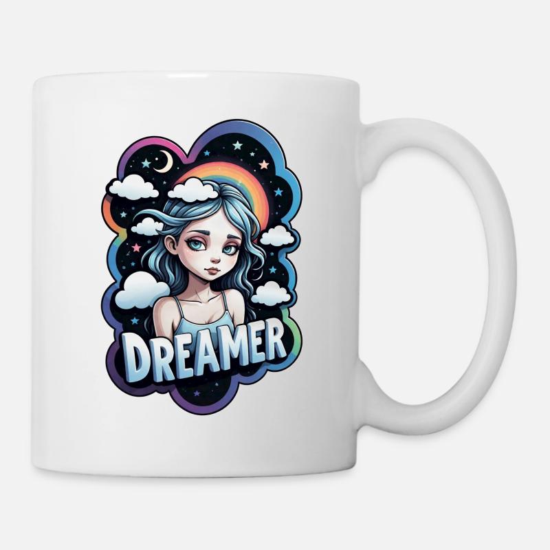 Träumer - Träumer - Träumer - Traum - Träumerei - Tasse - Weiß