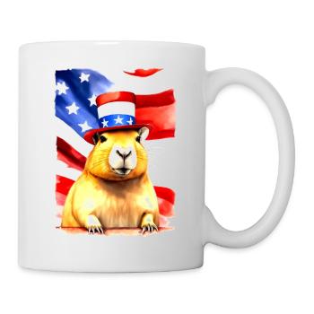 rodent "Capybara President" - Mug - white - Right