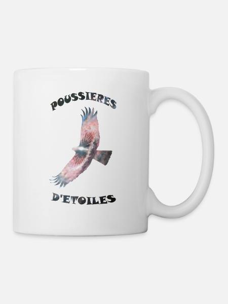 aigle poussières d étoiles - Mug blanc - blanc