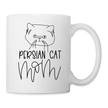 Cat Mom Persian | Perserkatze - Tasse - Weiß - Rechts