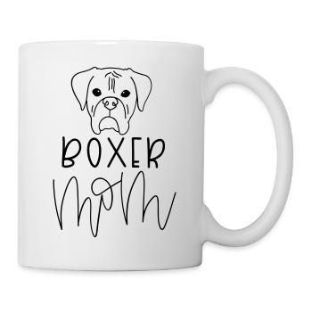 Dog Mom Boxer - Tasse - Weiß - Rechts