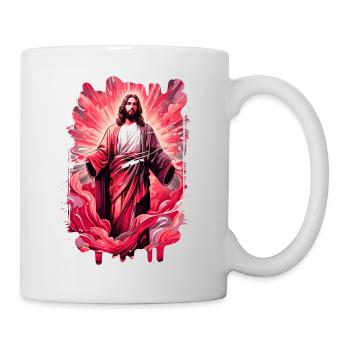 jesus bible christian religion christian cross christian - Mug - white - Right