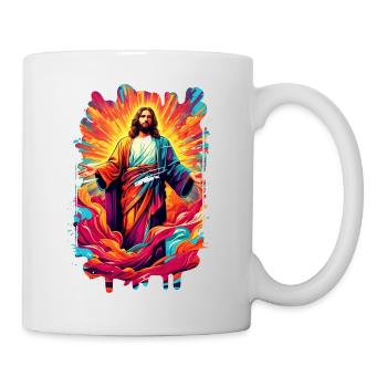 jesus bible christian religion christian cross christian - Mug - white - Right