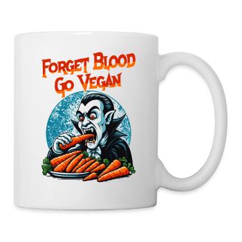 Oubliez le sang Go Vampire végétarien végétalien - Mug blanc - blanc - Droite