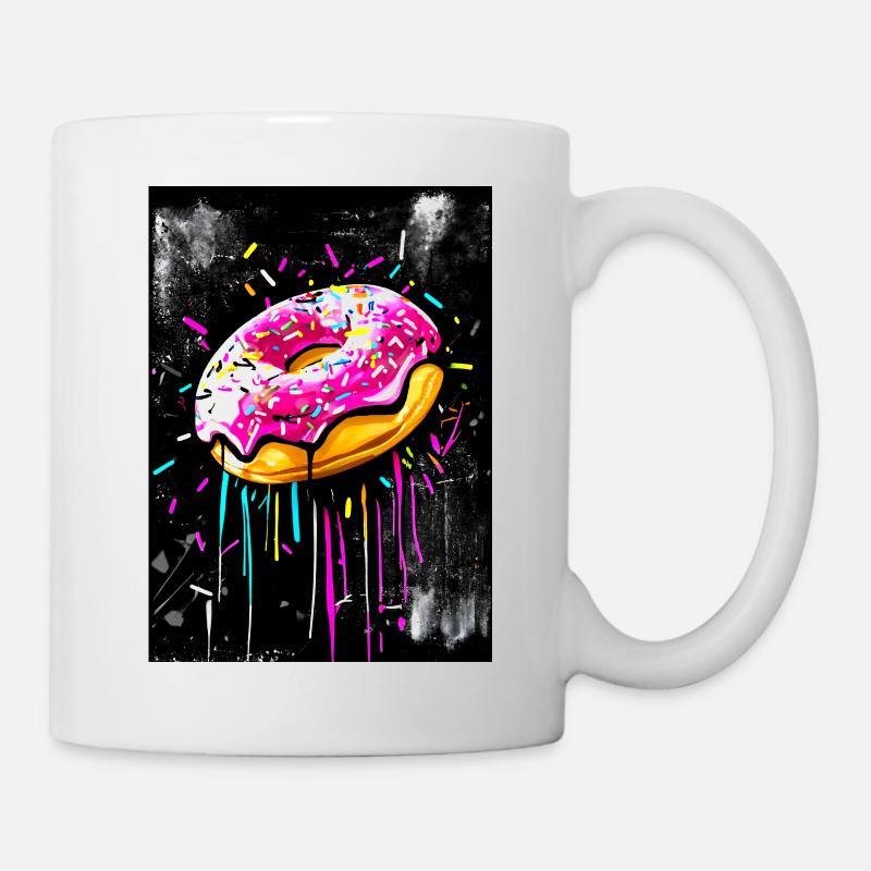Donut Graffiti style - Mug - white