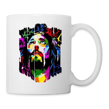 jesus bible christian religion christian cross christian - Mug - white - Right