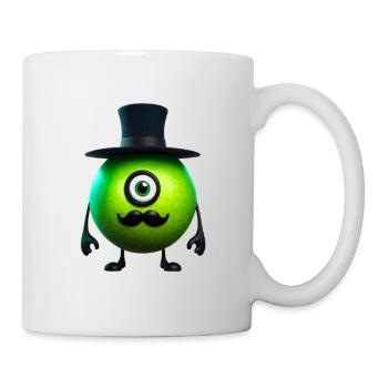 green creature Mr Green - Mug - white - Right
