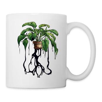 Houseplant / Potted Plant / Decoration / Pot - Mug - white - Right