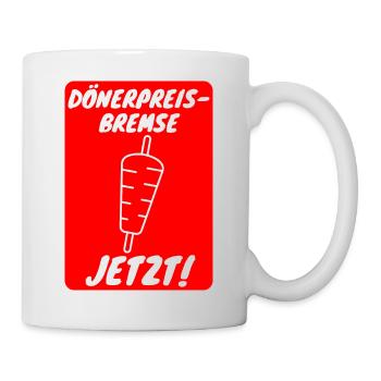 KEBAB PRICE BRAKE Now kebab policy price brake - Mug - white - Right