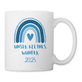 UNSER KLEINES WUNDER 2025 - Tasse - Weiß - Rechts