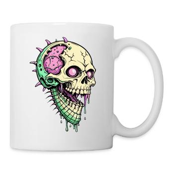 Ice cream Skull // Skull Ice // Summer SS0119 - Mug - white - Right
