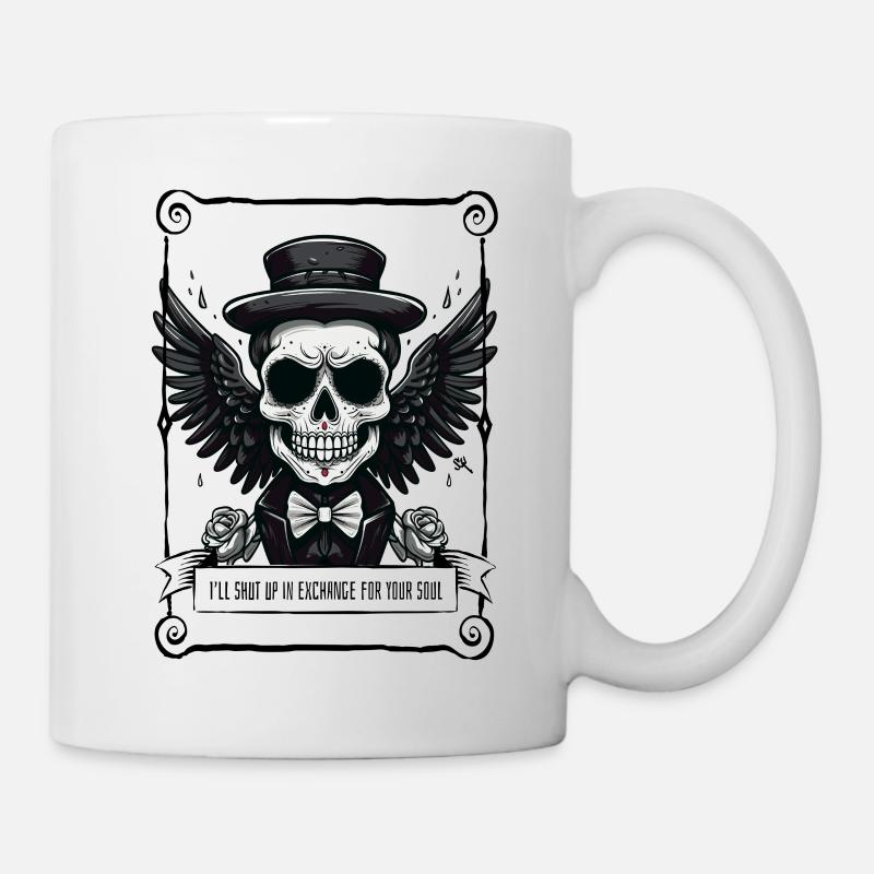 Angel - Skull - Tasse - Weiß