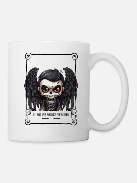 Angel - Skull - Tasse - Weiß