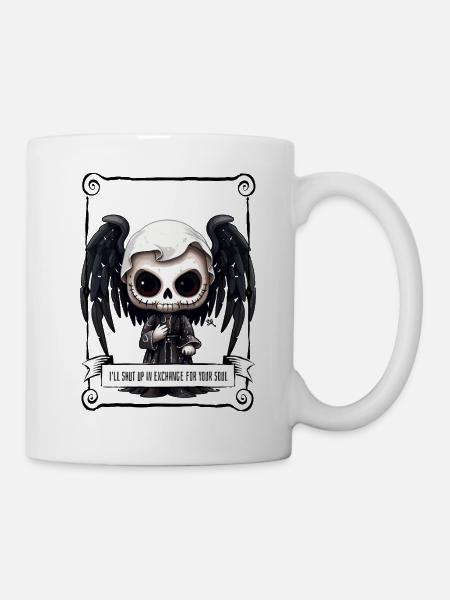 Angel - Skull - Tasse - Weiß