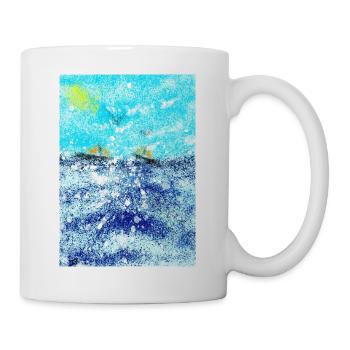 Rough seas - Mug - white - Right