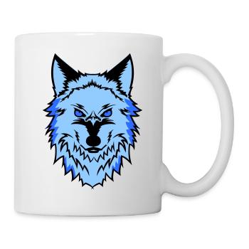 wolf - Tasse - Weiß - Rechts