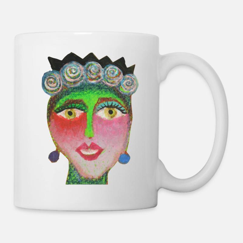 Frau Elisabeth - Tasse - Weiß