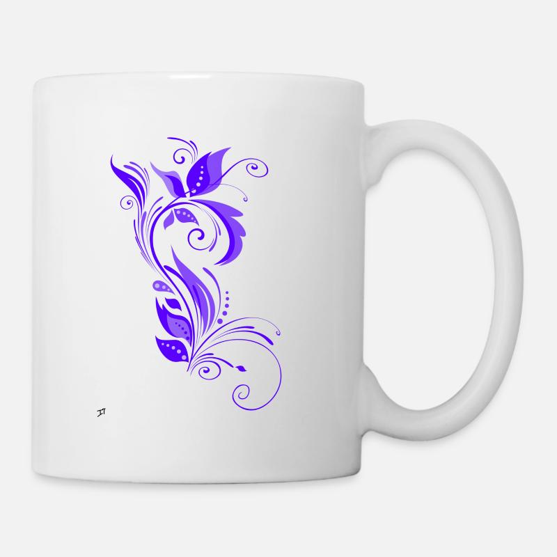purple ornament - Mug - white