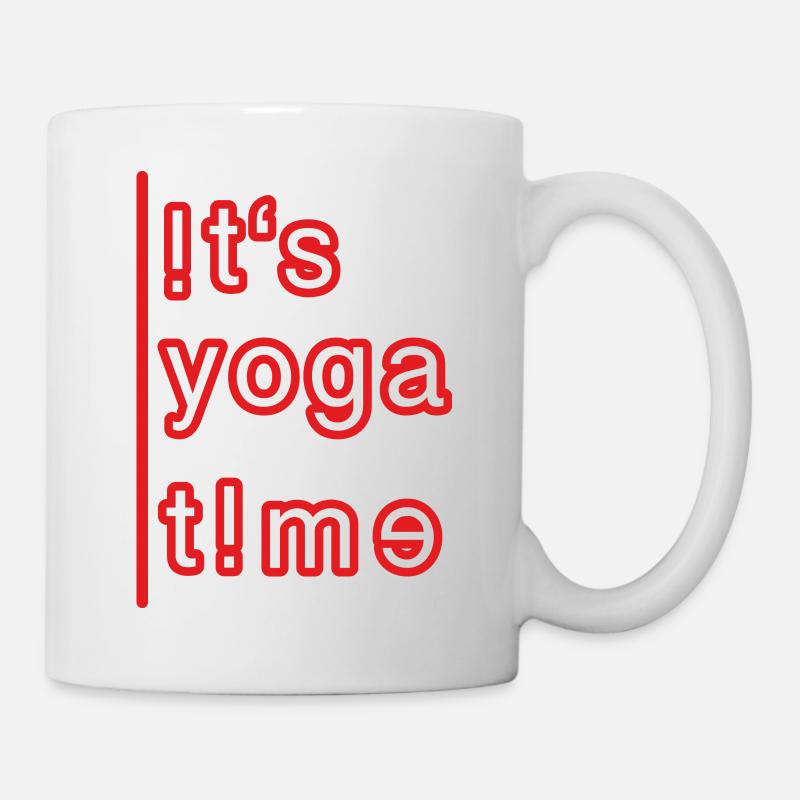 It's Time for Yoga - Mug - white