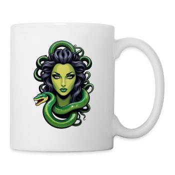 Medusa Griechische Mythologie Monster - Tasse - Weiß - Rechts