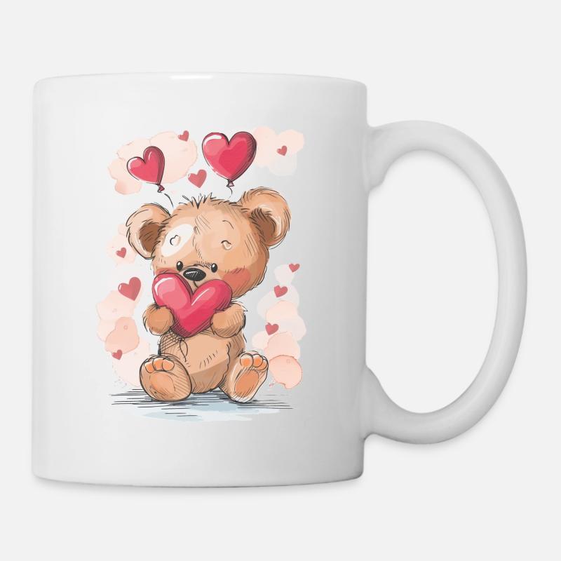 Niedlicher Bär - Tasse - Weiß