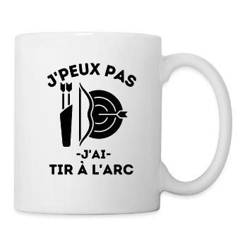 Tir à l arc 2 - Mug blanc - blanc - Droite