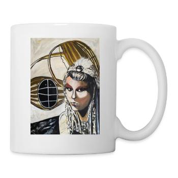 Dolmengöttin-Langeneichstädt-01 - Tasse - Weiß - Rechts