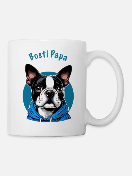 Bosti Papa - Tasse - Weiß