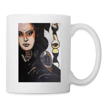 Dolmengöttin Langeneichstädt 4 - Tasse - Weiß - Rechts