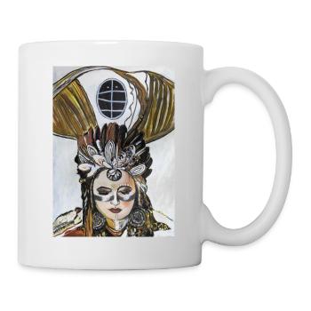 Dolmengöttin Langeneichstädt 6 - Tasse - Weiß - Rechts