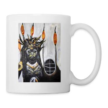 Dolmengöttin Langeneichstädt 10 - Tasse - Weiß - Rechts