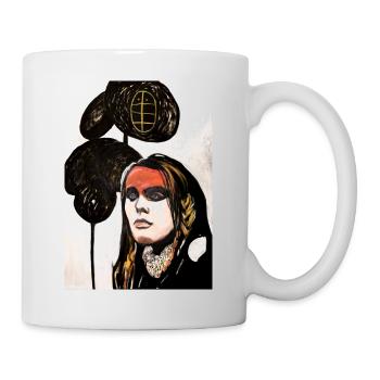 Dolmengöttin Langeneichstädt 12 - Tasse - Weiß - Rechts