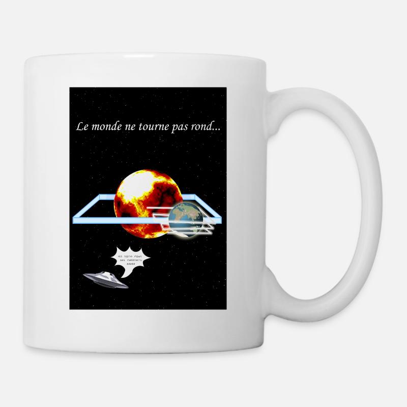 The world is not running smoothly - Mug - white