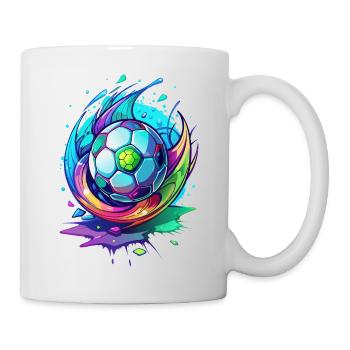 Neon Blitz Football Frenzy - Mug - white - Right