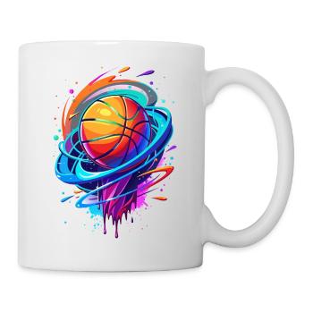 Basketballkörbe Vortex Neon Swirl - Tasse - Weiß - Rechts