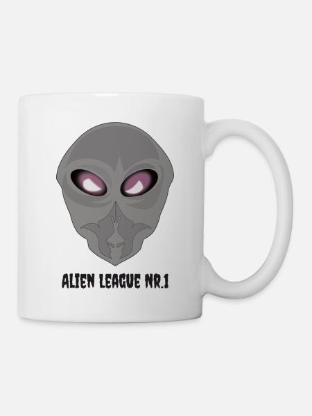Alien Leaque No.1 - Mug blanc - blanc