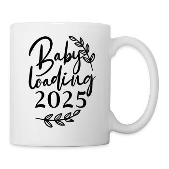 Chargement de bébé en 2025, je serai maman en 2025 - Mug blanc - blanc - Droite