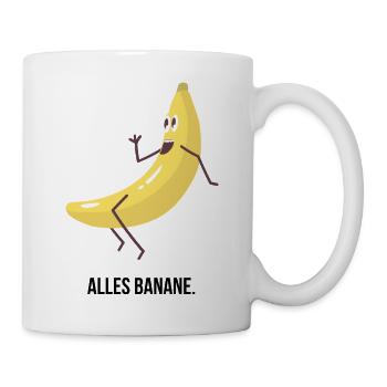 Alles Banane. - Tasse - Weiß - Rechts