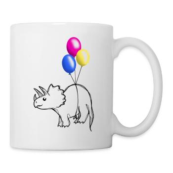 Pridosaur Dinosaur Pan - Mug - white - Right
