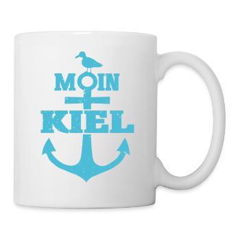 Moin Kiel - Tasse - Weiß - Rechts