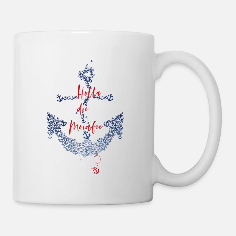 Anker Holla die Moinfee - Tasse - Weiß