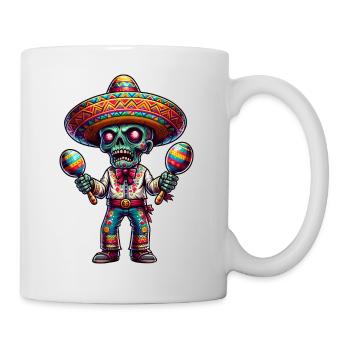 Cinco de Mayo Horreur zombie au Mexique - Mug blanc - blanc - Droite