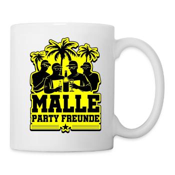 Malle Party Friends Holidays Mallorca - Mug - white - Right
